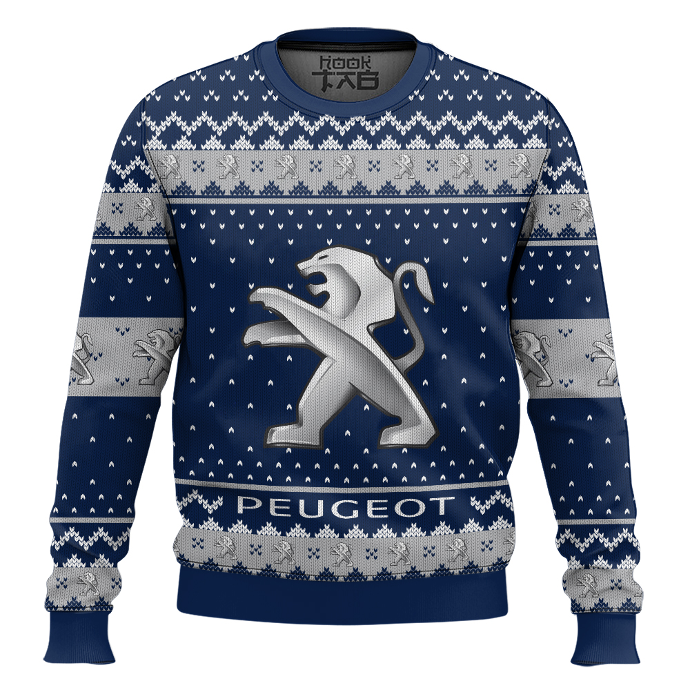 Hooktab Peugeot Ugly Christmas Sweater Hooktab Peugeot Ugly Christmas Sweater