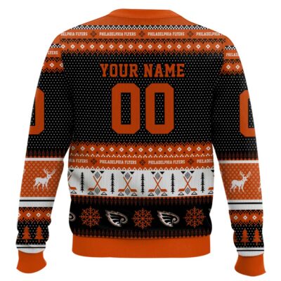 Hooktab Philadelphia Flyers – Custom Name And Number Ugly Sweater