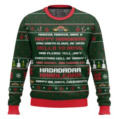 Phoebe's Christmas Song Friends Ugly Christmas Sweater