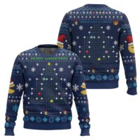 Hooktab Pinetree Pac-man Ugly Christmas Sweater