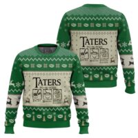 Hooktab Pinetree Taters Potatoes The Lord Of The Rings Ugly Christmas Sweater