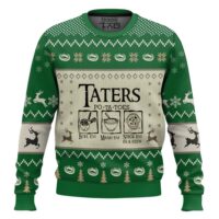 Hooktab Pinetree Taters Potatoes The Lord Of The Rings Ugly Christmas Sweater
