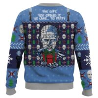 Hooktab Pinhead The Gift Hellraiser Ugly Christmas Sweater