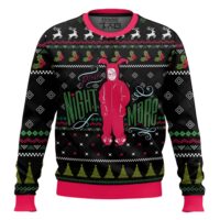 Hooktab Pink Nightmare Ralphie Parker A Christmas Story Ugly Christmas Sweater