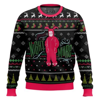 Pink Nightmare Ralphie Parker A Christmas Story Ugly Christmas Sweater