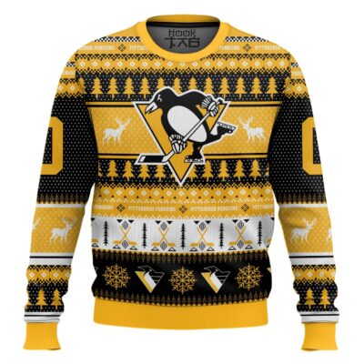 Pittsburgh Penguins - Custom Name And Number Ugly Sweater