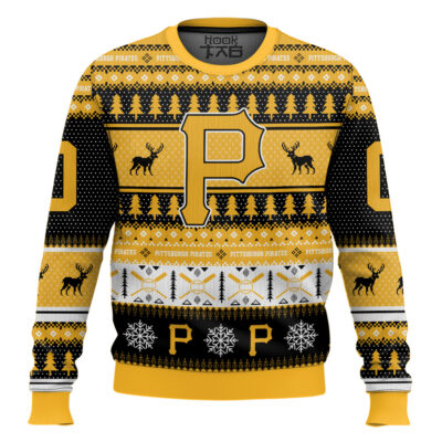 Pittsburgh Pirates - Custom Name And Number Ugly Sweater