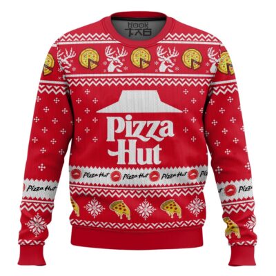 Pizza Hut Ugly Christmas Sweater