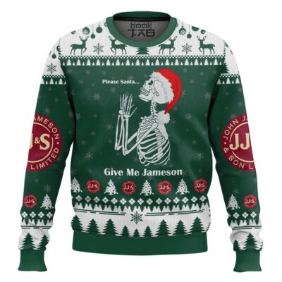 Please Santa Give Me Jameson Ugly Christmas Sweater