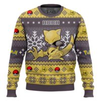 Hooktab Pokemon Gen 1 Abra Ugly Christmas Sweater