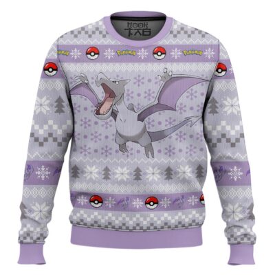 Pokemon Gen 1 Aerodactyl Ugly Christmas Sweater