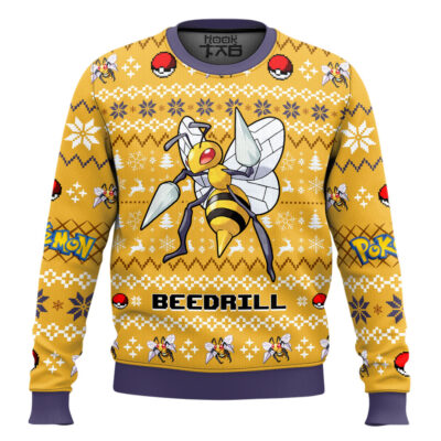 Pokemon Gen 1 Beedrill Ugly Christmas Sweater