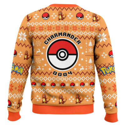 Hooktab Pokemon Gen 1 Charmander Ugly Christmas Sweater