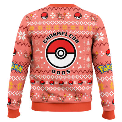 Hooktab Pokemon Gen 1 Charmeleon Ugly Christmas Sweater
