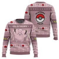 Hooktab Pokemon Gen 1 Clefairy Ugly Christmas Sweater
