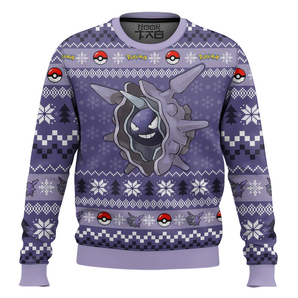 Hooktab Pokemon Gen 1 Cloyster Ugly Christmas Sweater Hooktab Pokemon Gen 1 Cloyster Ugly Christmas Sweater