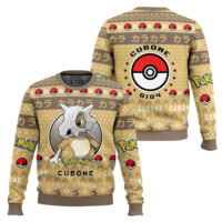 Hooktab Pokemon Gen 1 Cubone Ugly Christmas Sweater