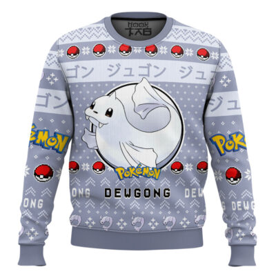Pokemon Gen 1 Dewgong Ugly Christmas Sweater