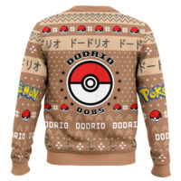 Hooktab Pokemon Gen 1 Dodrio Ugly Christmas Sweater