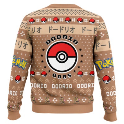Hooktab Pokemon Gen 1 Dodrio Ugly Christmas Sweater