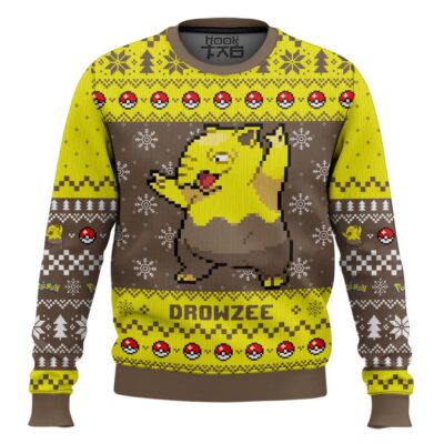 Pokemon Gen 1 Drowzee Ugly Christmas Sweater
