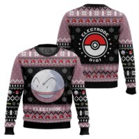 Hooktab Pokemon Gen 1 Electrode Ugly Christmas Sweater