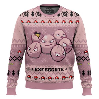 Pokemon Gen 1 Exeggcute Ugly Christmas Sweater