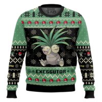 Hooktab Pokemon Gen 1 Exeggutor Ugly Christmas Sweater