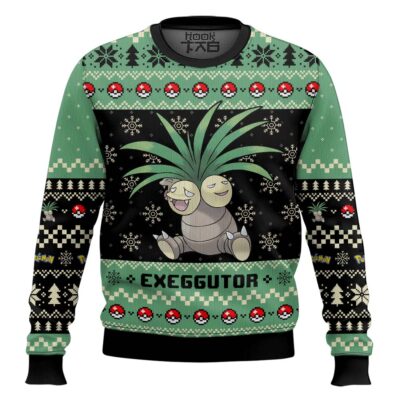 Pokemon Gen 1 Exeggutor Ugly Christmas Sweater