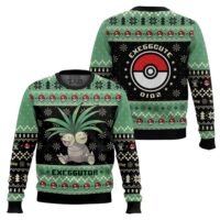 Hooktab Pokemon Gen 1 Exeggutor Ugly Christmas Sweater