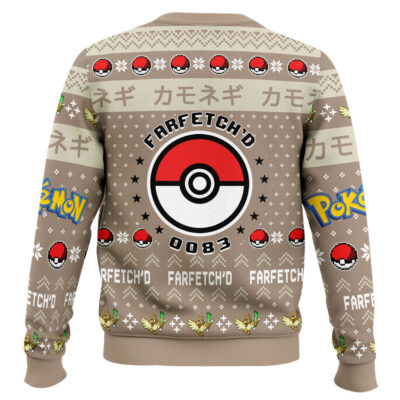 Hooktab Pokemon Gen 1 Farfetch’d Ugly Christmas Sweater