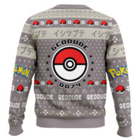 Hooktab Pokemon Gen 1 Geodude Ugly Christmas Sweater