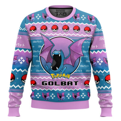 Pokemon Gen 1 Golbat Ugly Christmas Sweater