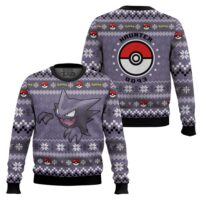 Hooktab Pokemon Gen 1 Haunter Ugly Christmas Sweater