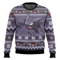 Hooktab Pokemon Gen 1 Haunter Ugly Christmas Sweater