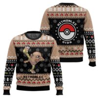 Hooktab Pokemon Gen 1 Hitmonlee Ugly Christmas Sweater