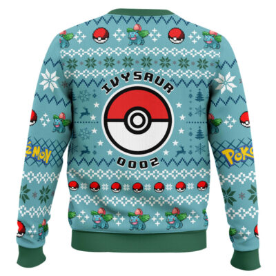 Hooktab Pokemon Gen 1 Ivysaur Ugly Christmas Sweater
