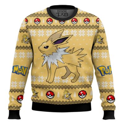 Pokemon Gen 1 Jolteon Ugly Christmas Sweater