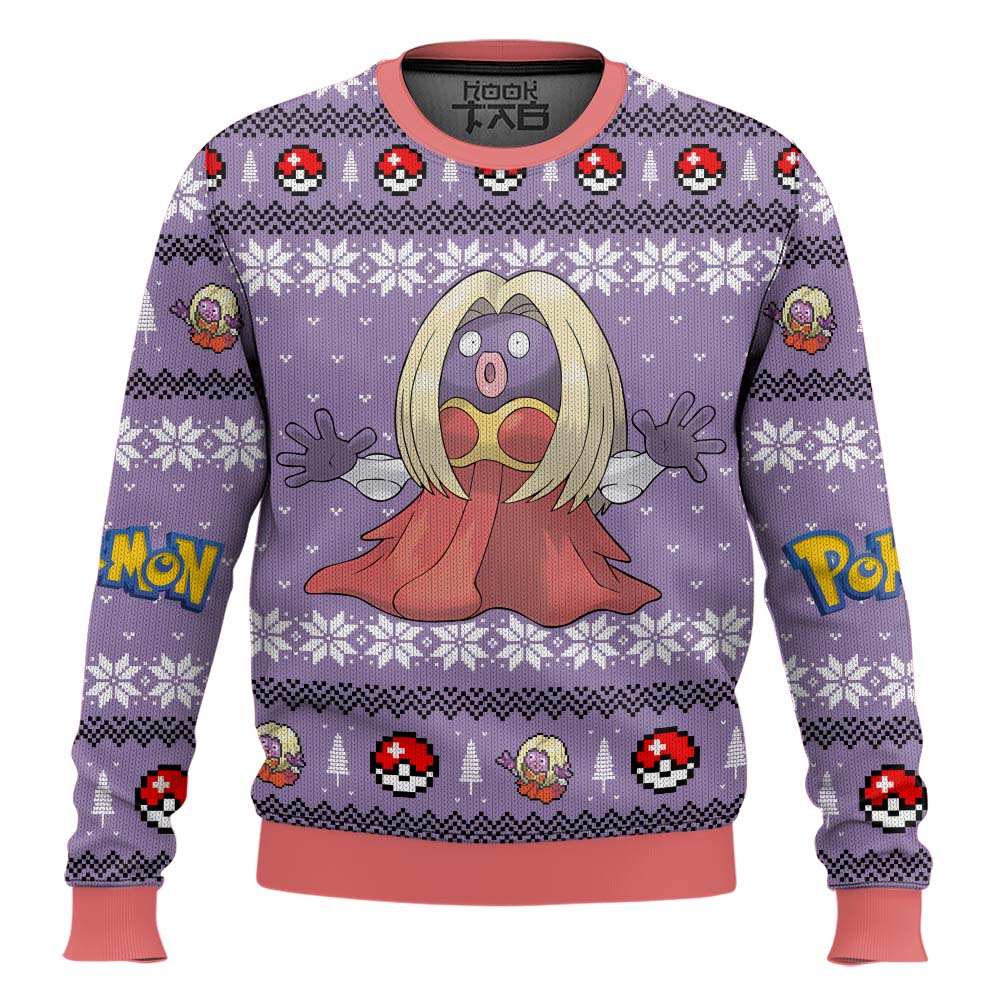 Hooktab Pokemon Gen 1 Jynx Ugly Christmas Sweater Hooktab Pokemon Gen 1 Jynx Ugly Christmas Sweater