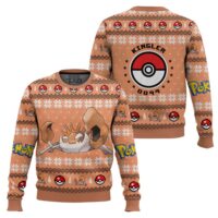 Hooktab Pokemon Gen 1 Kingler Ugly Christmas Sweater