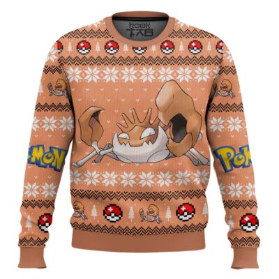 Pokemon Gen 1 Kingler Ugly Christmas Sweater