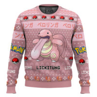 Hooktab Pokemon Gen 1 Lickitung Ugly Christmas Sweater