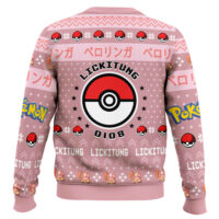 Hooktab Pokemon Gen 1 Lickitung Ugly Christmas Sweater