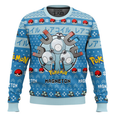 Pokemon Gen 1 Magneton Ugly Christmas Sweater