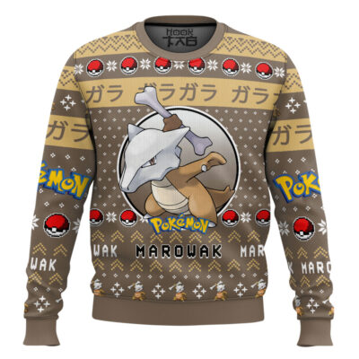 Pokemon Gen 1 Marowak Ugly Christmas Sweater