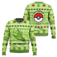 Hooktab Pokemon Gen 1 Metapod Ugly Christmas Sweater