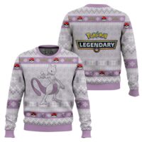 Hooktab Pokemon Gen 1 Mewtwo Ugly Christmas Sweater