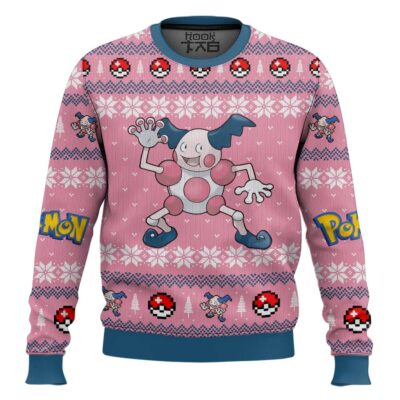 Pokemon Gen 1 Mr. Mime Ugly Christmas Sweater
