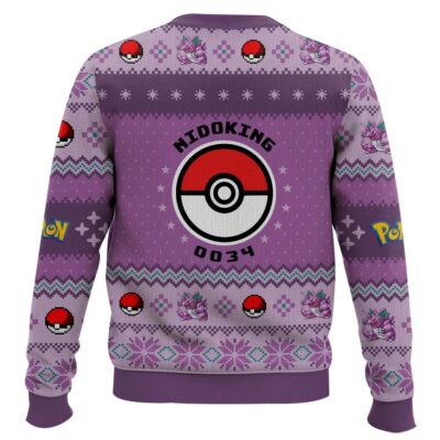 Hooktab Pokemon Gen 1 Nidoking Ugly Christmas Sweater