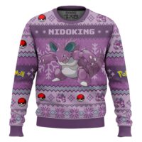 Hooktab Pokemon Gen 1 Nidoking Ugly Christmas Sweater